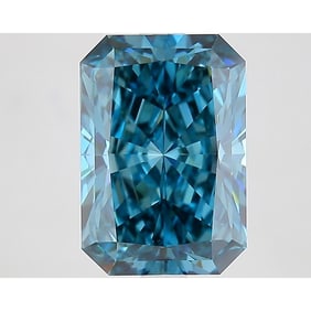 3.86 ct, Fancy Vivid Blue/VS1, Radiant cut IGI Graded Diamond