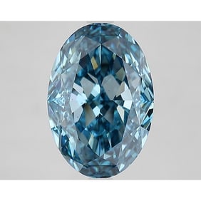 4.44 ct, Fancy Vivid Blue/VS1, Oval cut IGI Graded Diamond