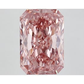 8.02 ct, Fancy Vivid Brown Pink/VVS2, Radiant cut IGI Graded Diamond