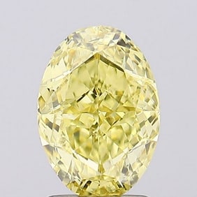 2.09 ct, Fancy Intense Yellow/VS1, Oval cut IGI Graded Diamond