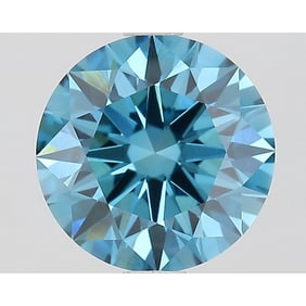 2.07 ct, Fancy Vivid Blue/VVS2, Round cut IGI Graded Diamond