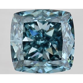 4.06 ct, Fancy Vivid Blue/VS1, Cushion cut IGI Graded Diamond