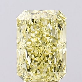 4.13 ct, Fancy Vivid Yellow/VS1, Radiant cut IGI Graded Diamond