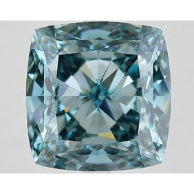 10.27 ct, Fancy Vivid Blue/VS1, Cushion cut IGI Graded Diamond