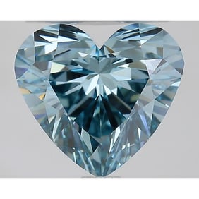 2.09 ct, Fancy Intense Blue/VS1, Heart cut IGI Graded Diamond