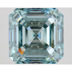 15.17 ct, Fancy Intense Blue/VS2, Square Emerald cut IGI Graded Diamond