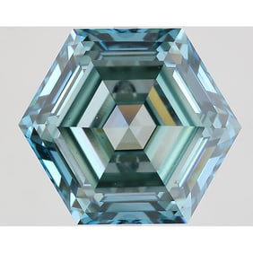20.00 ct, Fancy Vivid Blue/VS2, Hexagonal cut IGI Graded Diamond