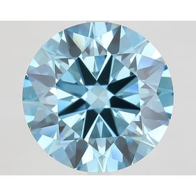 11.23 ct, Fancy Vivid Blue/VVS2, Round cut IGI Graded Diamond
