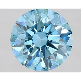 2.45 ct, Fancy Vivid Blue/VVS2, Round cut IGI Graded Diamond