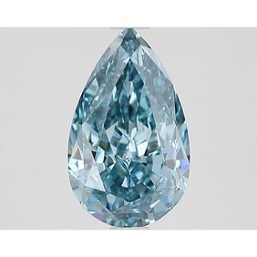 2.09 ct, Fancy Vivid Blue/VVS2, Pear cut IGI Graded Diamond