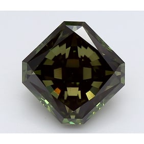 3.08 ct, Fancy Deep Green/VS1, Radiant cut IGI Graded Diamond