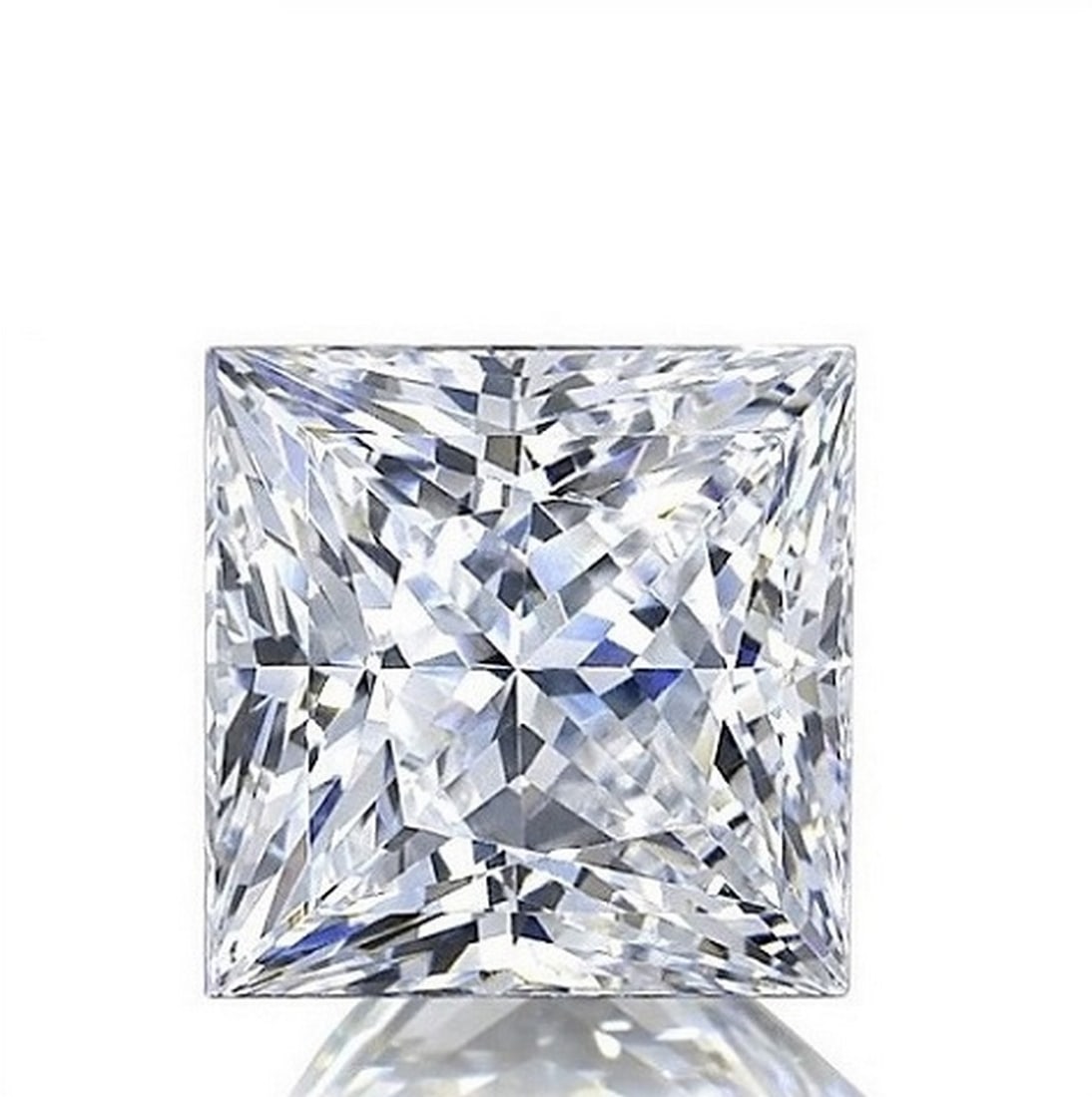 5.02 ct, F/VS1, Princess cut IGI Graded Diamond