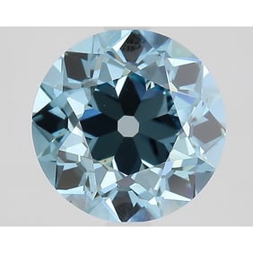 2.61 ct, Fancy Vivid Blue/VS2, European Cut cut IGI Graded Diamond