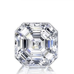 3.76 ct, F/VS1, Square Emerald cut IGI Graded Diamond
