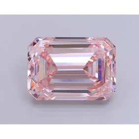 11.02 ct, Fancy Intense Pink/VS2, Emerald cut IGI Graded Diamond