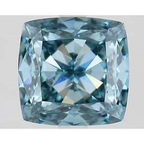 3.39 ct, Fancy Vivid Blue/VS1, Cushion cut IGI Graded Diamond
