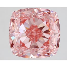 3.63 ct, Fancy Vivid Pink/VVS2, Cushion cut IGI Graded Diamond