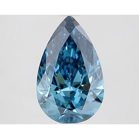2.08 ct, Fancy Vivid Blue/VVS2, Pear cut IGI Graded Diamond