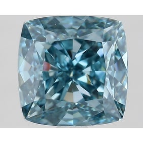 3.06 ct, Fancy Vivid Blue/VVS2, Cushion cut IGI Graded Diamond