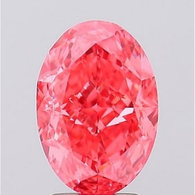 3.25 ct, Fancy Vivid Pink/VVS2, Oval cut IGI Graded Diamond