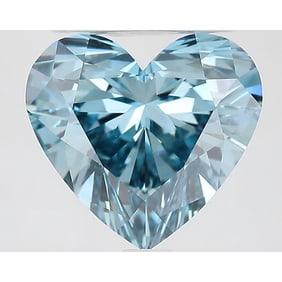 2.83 ct, Fancy Vivid Blue/VVS2, Heart cut IGI Graded Diamond