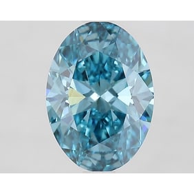 2.01 ct, Fancy Vivid Blue/VS1, Oval cut IGI Graded Diamond