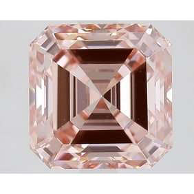 3.03 ct, Fancy Intense Pink/VS1, Square Emerald cut IGI Graded Diamond