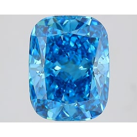 2.24 ct, Fancy Vivid Blue/VVS2, Cushion cut IGI Graded Diamond