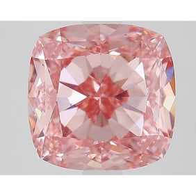 3.71 ct, Fancy Vivid Pink/VS1, Cushion cut IGI Graded Diamond