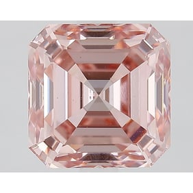 3.26 ct, Fancy Intense Pink/VS1, Square Emerald cut IGI Graded Diamond