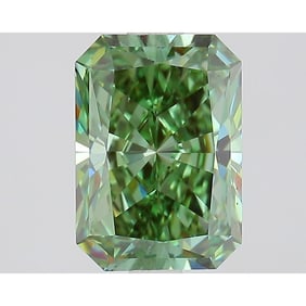 2.08 ct, Fancy Vivid Green/VVS2, Radiant cut IGI Graded Diamond