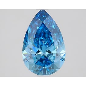 2.06 ct, Fancy Vivid Blue/VS1, Pear cut IGI Graded Diamond