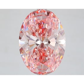 5.19 ct, Fancy Vivid Pink/VS2, Oval cut IGI Graded Diamond