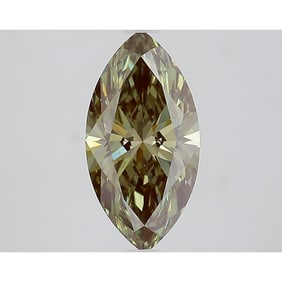 2.17 ct, Fancy Vivid Green/VS1, Marquise cut IGI Graded Diamond