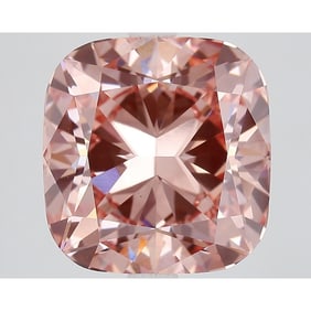5.08 ct, Fancy Intense Brownish Pink/VVS2, Cushion cut IGI Graded Diamond