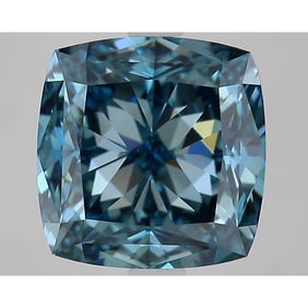 4.51 ct, Fancy Vivid Blue/VVS2, Cushion cut IGI Graded Diamond