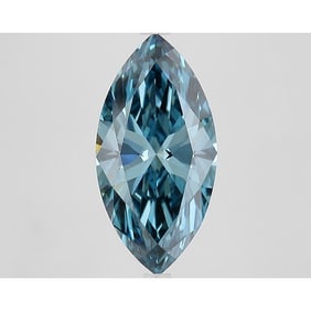 4.05 ct, Fancy Vivid Blue/VVS2, Marquise cut IGI Graded Diamond