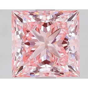 2.75 ct, Fancy Intense Pink/VS1, Princess cut IGI Graded Diamond