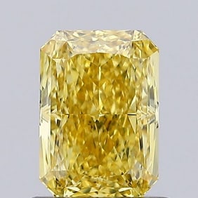 2.51 ct, Fancy Intense Yellow/VS1, Radiant cut IGI Graded Diamond