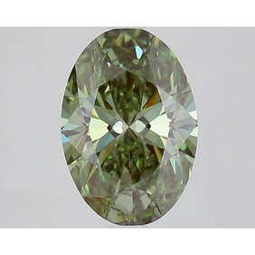 2.20 ct, Fancy Intense Green/VS1, Oval cut IGI Graded Diamond