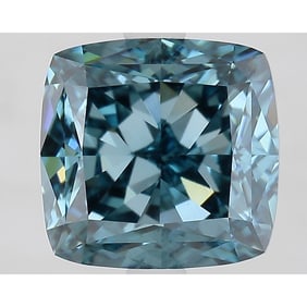 3.23 ct, Fancy Vivid Blue/VVS2, Cushion cut IGI Graded Diamond