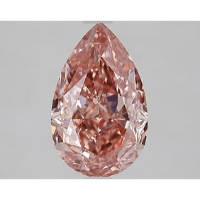 2.57 ct, Fancy Vivid Pink/VVS2, Pear cut IGI Graded Diamond
