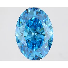 2.71 ct, Fancy Vivid Blue/VVS2, Oval cut IGI Graded Diamond