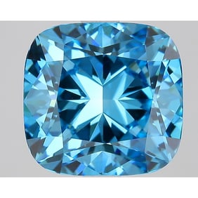 3.41 ct, Fancy Vivid Blue/VS1, Cushion cut IGI Graded Diamond