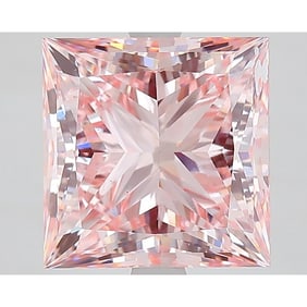 5.03 ct, Fancy Intense Pink/VS1, Princess cut IGI Graded Diamond