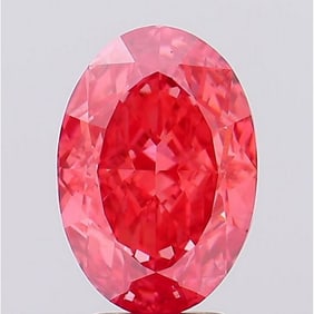 4.53 ct, Fancy Vivid Pink/VS1, Oval cut IGI Graded Diamond