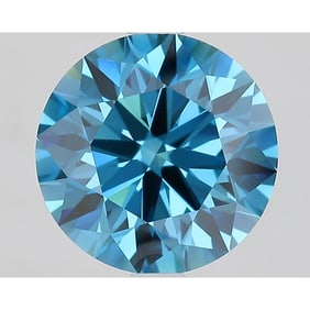 2.73 ct, Fancy Vivid Blue/VVS2, Round cut IGI Graded Diamond
