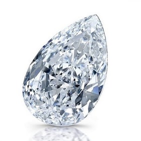 4.91 ct, E/VS1, Pear cut IGI Graded Diamond