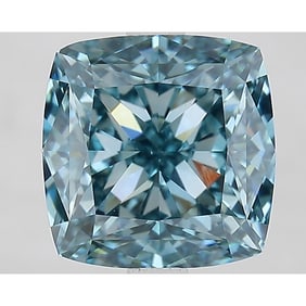 3.65 ct, Fancy Vivid Blue/VVS2, Cushion cut IGI Graded Diamond