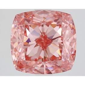 3.73 ct, Fancy Vivid Pink/VVS2, Cushion cut IGI Graded Diamond